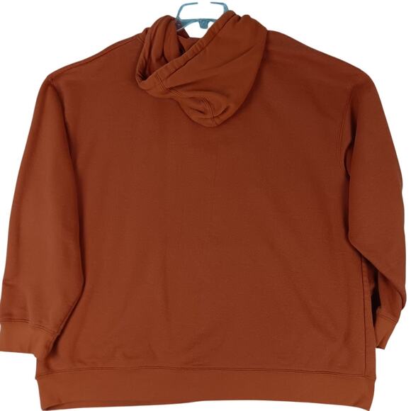 Genuine Stuff Vintage Hoodie Men 2XL Burnt Orange Texas University Long Horns - Picture 3 of 14